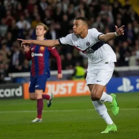Mbappé brilha, PSG supera Barcelona e avança na Liga dos Campeões