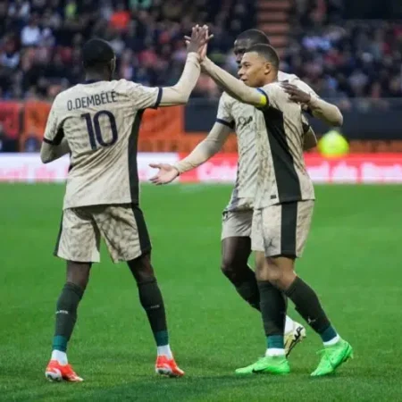 PSG Domina o Lorient e Fica Próximo de Conquistar o Título Francês
